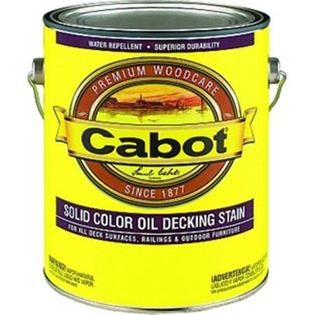 CABOT 1 Gallon- White Base Solid Oil Decking Stain 153405